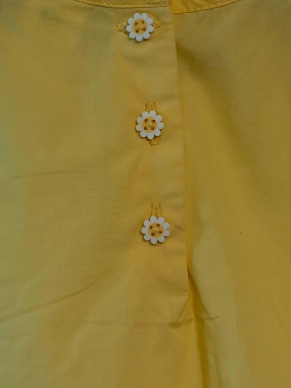 Gymboree Girl’s Yellow Floral Tunic Size 3T Embroidered Bow Accents Cottagecore